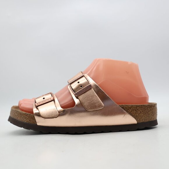 Birkenstock Arizona Soft Footbed Women's Size EU 36 / US 5 Sandals Rose Gold - Picture 4 of 9